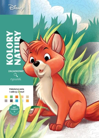 Art therapy. Kolorowanka antystresowa. Disney. Kolory natury. Zagadkowe rysunki - William Bal