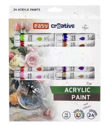 Farby akrylowe 24 kolory EASY - Easy Stationery