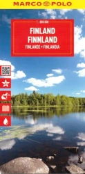 Mapa drogowa Finlandia 1:350 000 - praca zbiorowa