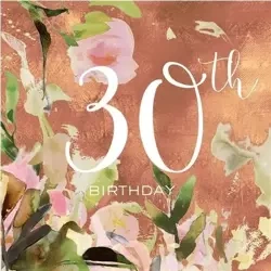 Karnet kwadrat z kopertą Urodziny 30 - Museums & Galleries