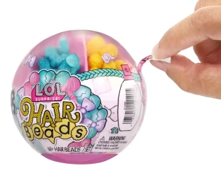 LOL SURPRISE HAIR BEADS KULA LALECZKA Z KORALIKAMI