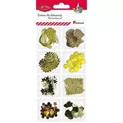 Zestaw do cardmakingu złoty - Titanum