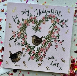 Karnet Walentynki SPRS66 Ptaszki - Alex Clark