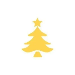 Dziurkacz ozdobny choinka 3,7cm - Dalprint dpCraft