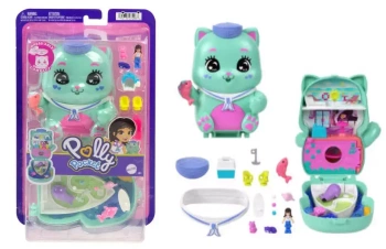 Polly Pocket. JCR37 Koci Rejs. Zestaw kompaktowy