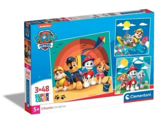 Puzzle 3x48 Super Kolor Psi Patrol - Clementoni
