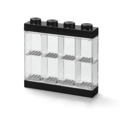 Lego(R) witryna na 8 minifigurek czarna - NHG