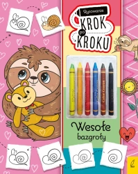 Wesołe bazgroły. Rysowanie krok po kroku z kredkami - Ewelina Protasewicz