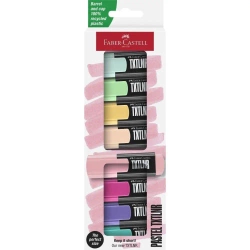 Zakreślacz mini TXTLNR pastel 8szt - Faber Castell