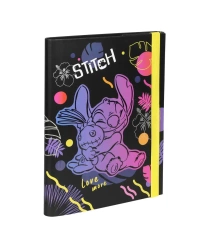 Teczka A5 przestrzenna tekturowa z gumką Disney Black wzór 2 - PATIO