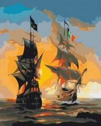 Malowanie po numerach - Pejzaż morski 40x50cm - Twoje Hobby