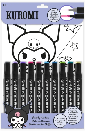 Zestaw kreatywny Kuromi 12 el. KU00022 - Kids Euroswan