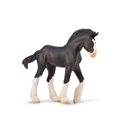 Źrebię Clydesdale maści czarnej - Collecta