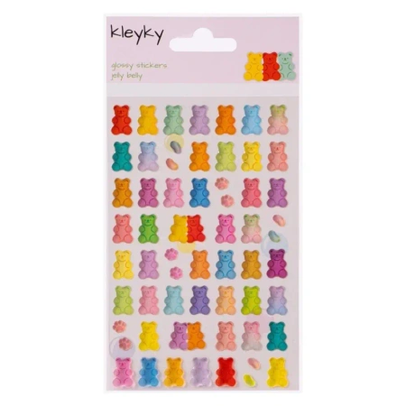 Naklejki wypukłe Misiowe Żelki - Narcissus