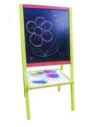 Tablica z kubkami na farbę i klipsami kolorowa - 3toysm