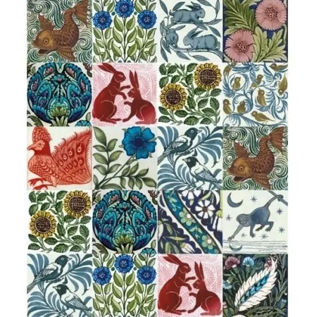 Karnet 17x14 Arts and Crafts tile designs - Museums & Galleries