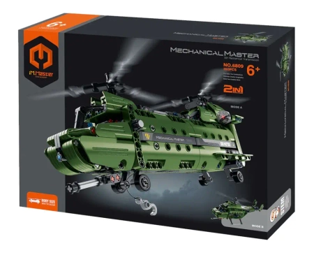 KLOCKI KONSTRUKCYJNE HELIKOPTER 2W1 - 393 EL