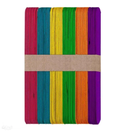 Patyczki kreatywne jumbo kolorowe 60szt - Dalprint dpCraft