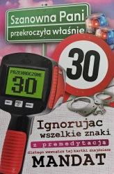 Karnet Urodziny 30 - YEKU