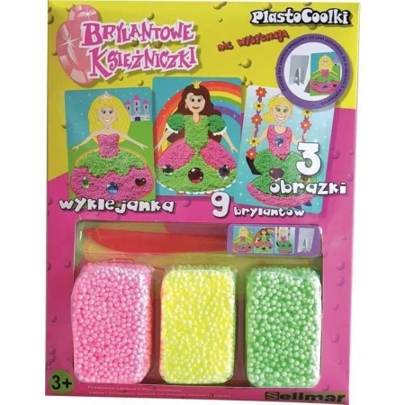 PlastoCoolki: Wyklejanka Księżniczki - Sellmar
