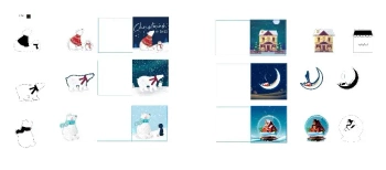 Karnety samoprzylepne do podpisywania prezentów / 12 szt. - INCOOD