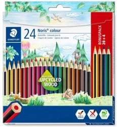 Kredki sześciokątne Noris 24 kolory Staedtler