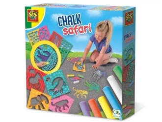 Kreda chodnikowa + szablony Safari - SES