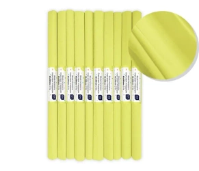 Bibuła marszczona nr 3 cytryna (10szt) - INTERDRUK