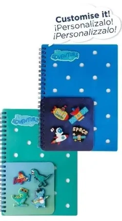Notes na spirali z przypinkami MIX - MP Main Paper