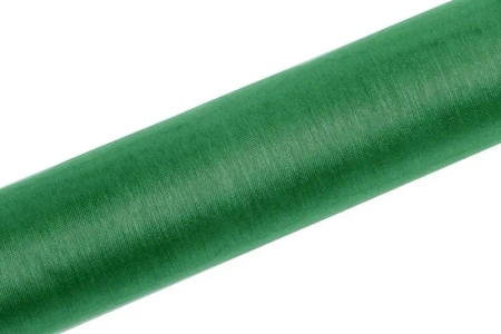 Organza Gładka sz. zieleń 0,16x9m - PartyDeco