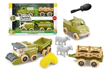 Mini farma traktor z przyczepą do skręcania - Artyk
