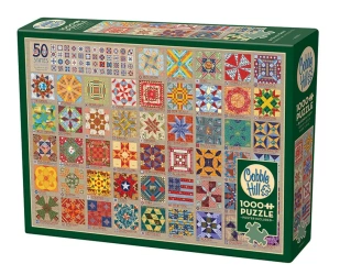 Puzzle 1000 Pięćdziesiąt stanów Ameryki 112198 - Cobble Hill