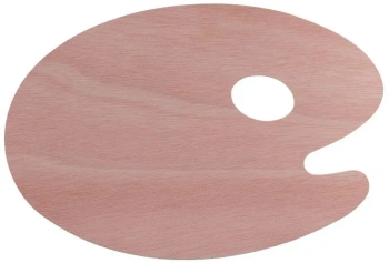 Paletka do malowania drewniana 20x30cm HAPPY COLOR - GDD