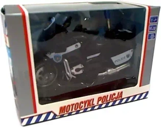 Motocykl policyjny ze światłem i dźwiękiem
