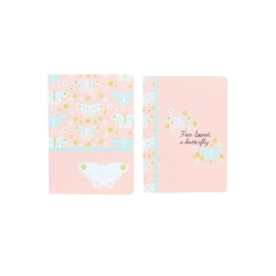 Paczka zeszyt A4 48k.kratka Butterflies mix pakiet 5 sztuk - Ancor