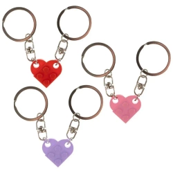 Breloki serce z klocków MIX - Arpex
