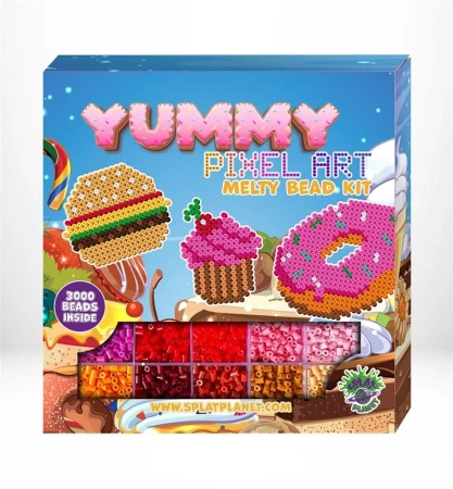 Zestaw koralików do prasowania Yummy - Splat Planet