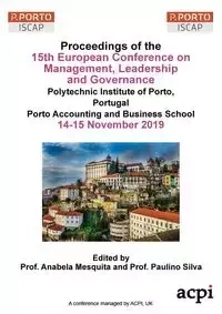 ECMLG19 - Proceedings of the 15th European Conference on Management,  Leadership and Governance - Mesquita Anabela