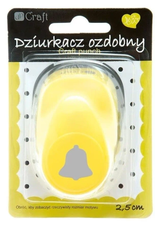 Dziurkacz ozdobny 2,5cm dzwonek MIX - Dalprint dpCraft
