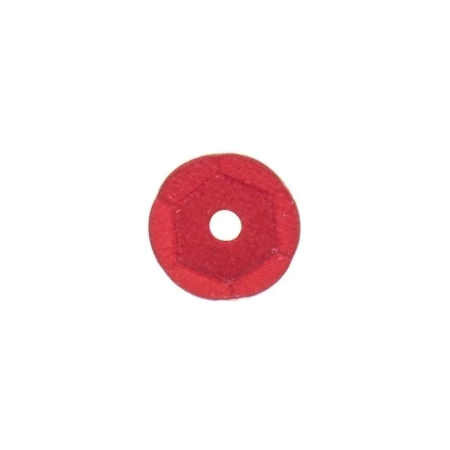 Cekiny 6mm 10g matowe czerwony - Brewis