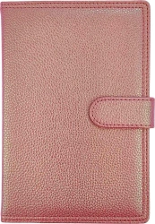 Kalendarz 2026 A5 dzienny z zapięciem hologram różowy - Panta Plast kalendarze