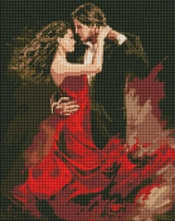 Diamentowa mozaika - Tango miłości 40x50cm - Ideyka