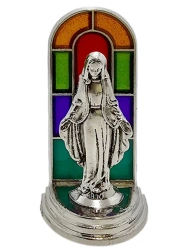 Figurka Witrażyk M. B. Niepokalana 6,5cm - Art Sacrum
