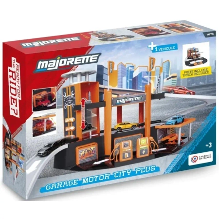 Majorette Garaż Motor City plus + auto
