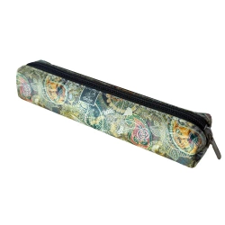 Piórnik mini prostokąt Paisley Gold - EV-Corp