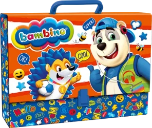 Teczka A4 z rączką BAMBINO 1 szt. mix - ST-Majewski