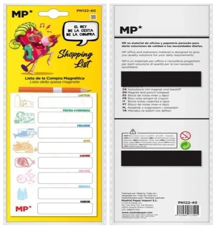 Notes magnetyczny na lodówkę z ołówkiem - MP Main Paper