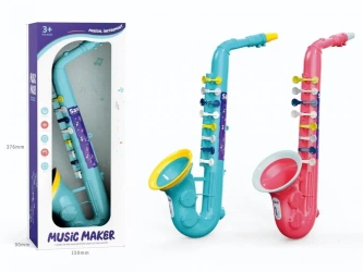 Saksofon 33,2x8,2x13cm MIX - Madej