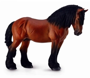Koń ardeński maści gniadej - Collecta