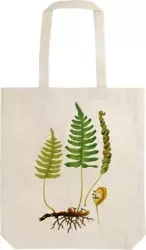 Torba bawełniana STBAG10 Paproć Shopperka na ramię - Skona Ting
